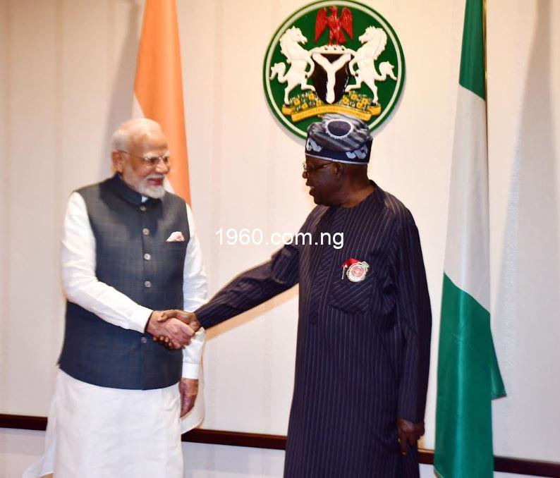 21 Gun Salute As President Tinubu Receives Indian PM, Narendra Modi In Aso Rock
